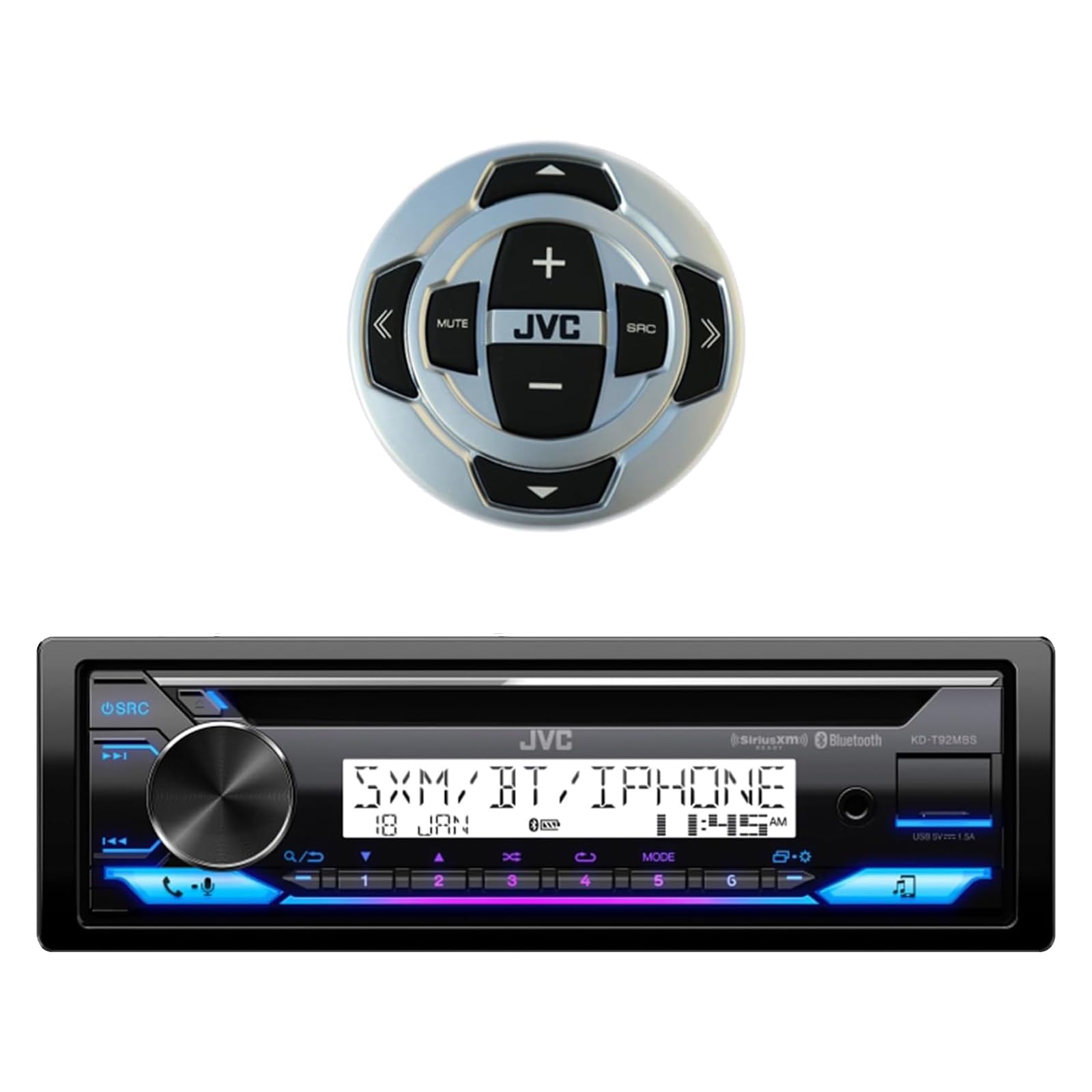 Amazon.com: JVC KD-T92MBS Marine Motorcycle Sports CD Player